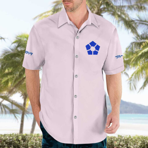 Chemise hawaïenne Seishiro Nagi Blue Lock anime Japon – Image 3
