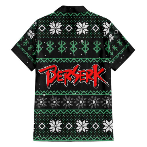 Chemise hawaïenne Serpico Berserk anime mix Noël – Image 2