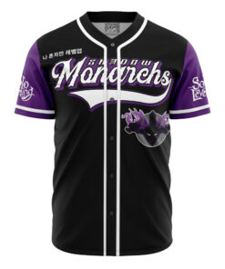 Maillot de baseball Dieux Monarques de l’Ombre Solo Leveling