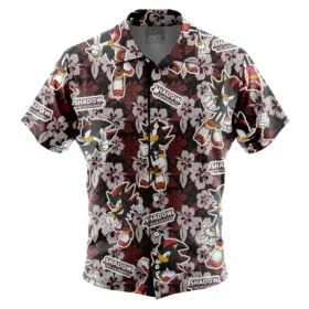 Chemise hawaïenne Motif Ombre Sonic Le Hérisson