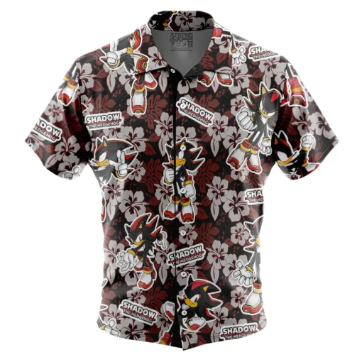 Chemise hawaïenne Motif Ombre Sonic Le Hérisson