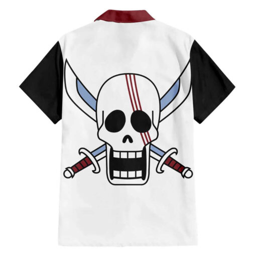 Chemise hawaïenne Shanks cheveux rouges One Piece uniforme anime – Image 2