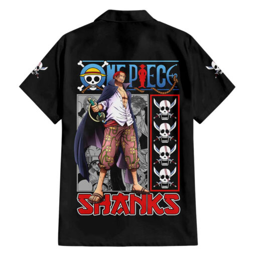 Chemise hawaïenne Shanks One Piece anime – Image 2