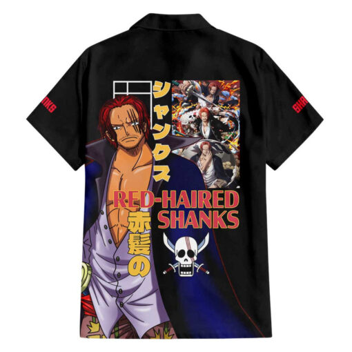 Chemise hawaïenne Shanks V2 One Piece anime – Image 2