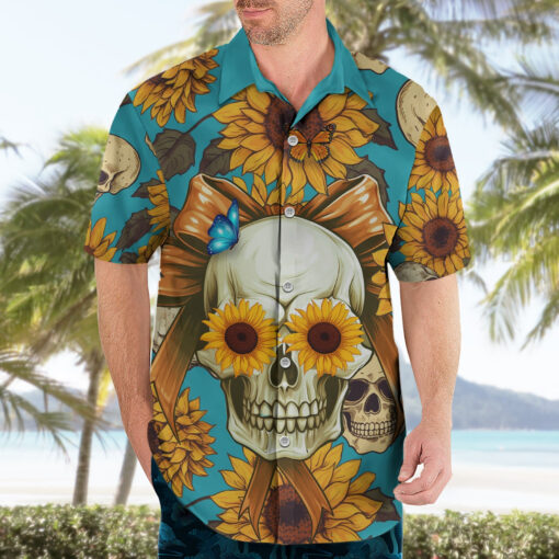 Chemise hawaïenne Elle est soleil mélangé à un peu d’ouragan – Image 3