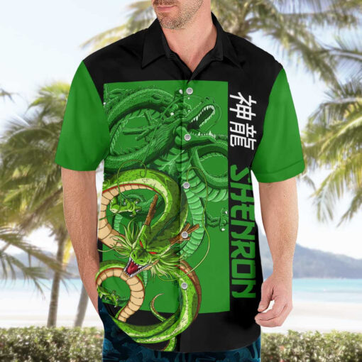 Chemise hawaïenne Shenron Dragon Ball anime – Image 3