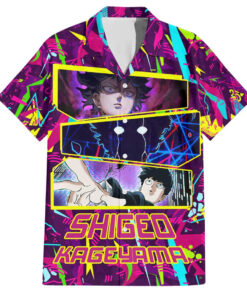 Chemise hawaïenne Shigeo Kageyama Mob Psycho 100 anime