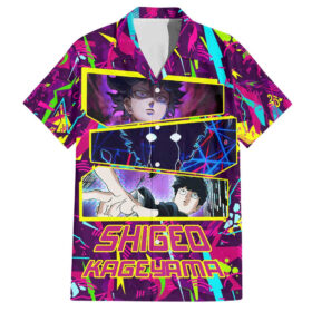 Chemise hawaïenne Shigeo Kageyama Mob Psycho 100 anime