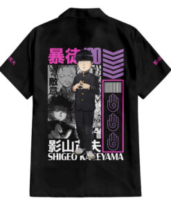Chemise hawaïenne Shigeo Kageyama Mob Psycho 100 Japon anime