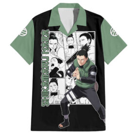 Chemise hawaïenne Shikamaru Nara Naruto anime mix manga