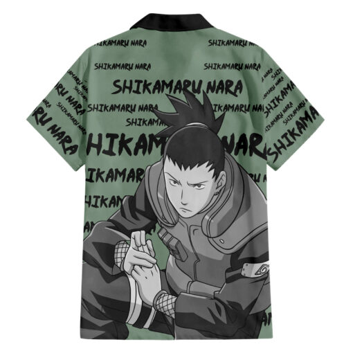 Chemise hawaïenne Shikamaru Nara style manga – Image 2
