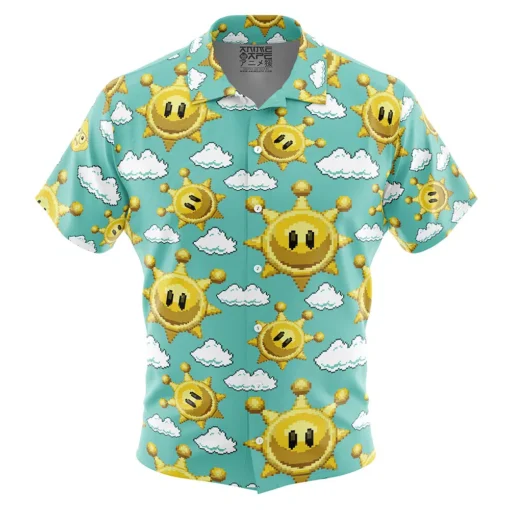 Chemise hawaïenne Pixel Shine Sprite Mario Bros