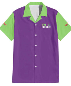 Chemise hawaïenne Shinji Ikari x Eva 01 Neon Genesis Evangelion anime