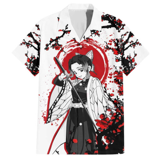 Chemise hawaïenne Shinobu Kocho Demon Slayer anime Japon