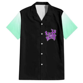 Chemise hawaïenne Shinobu Kocho Kimetsu no Yaiba anime Japon