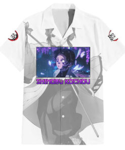 Chemise hawaïenne Shinobu Kochou Demon Slayer anime