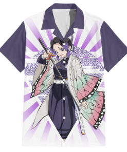 Chemise hawaïenne Shinobu Kochou Demon Slayer