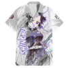 Chemise hawaïenne Shinobu Kochou Demon Slayer anime Semon