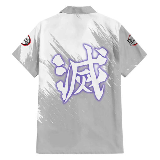 Chemise hawaïenne Shinobu Kochou Demon Slayer anime Semon – Image 2