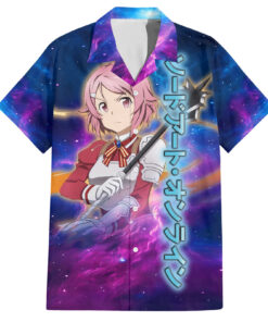 Chemise hawaïenne Shinozaki Rika Lisbeth Sword Art Galaxy