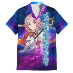 Chemise hawaïenne Shinozaki Rika Lisbeth Sword Art Galaxy