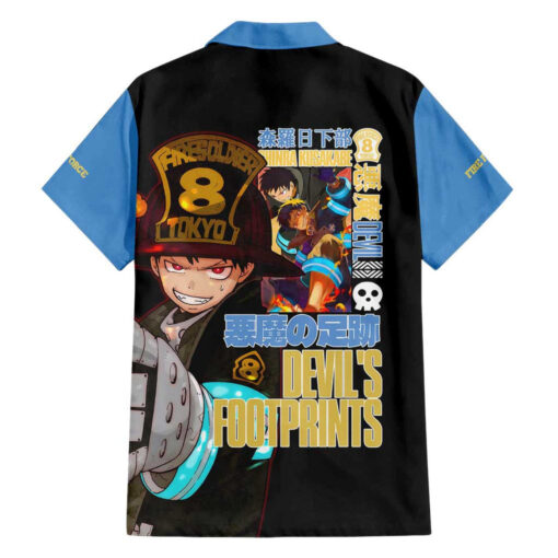 Chemise hawaïenne Shinra Kusakabe Fire Force anime – Image 2