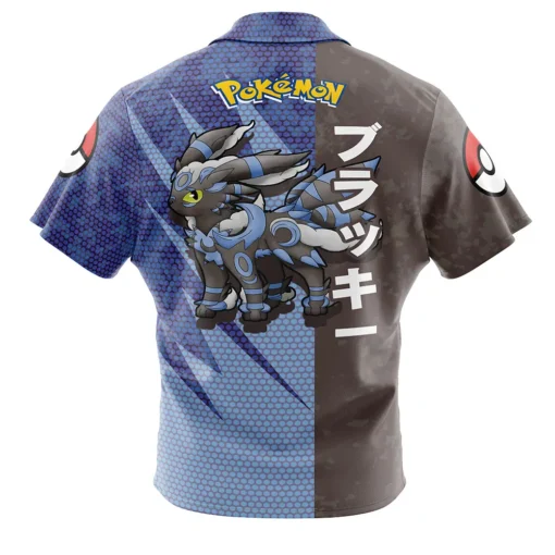 Chemise hawaïenne Attaque Noctali Brillant Pokémon – Image 2