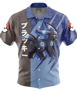 Chemise hawaïenne Attaque Noctali Brillant Pokémon