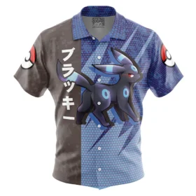 Chemise hawaïenne Attaque Noctali Brillant Pokémon