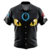 Chemise hawaïenne Visage Noctali Brillant Pokémon