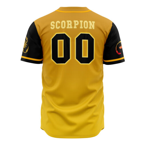Maillot de baseball Shirai Ryu Scorpion Mortal Kombat – Image 2