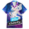 Chemise hawaïenne Shirakami Fubuki Holo Live Galaxy