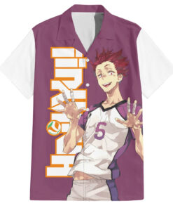 Chemise hawaïenne Shiratorizawa Satori Tendo Haikyu