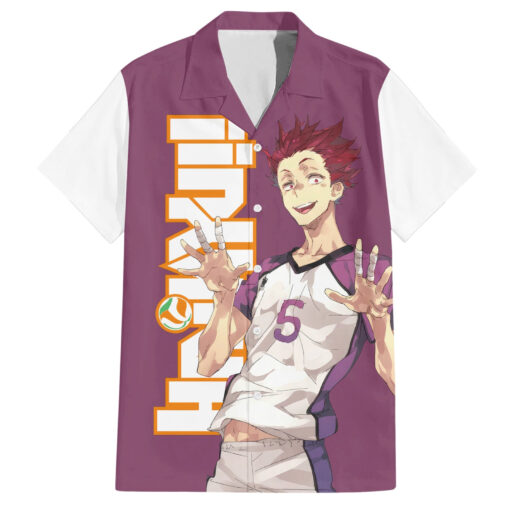 Chemise hawaïenne Shiratorizawa Satori Tendo Haikyu
