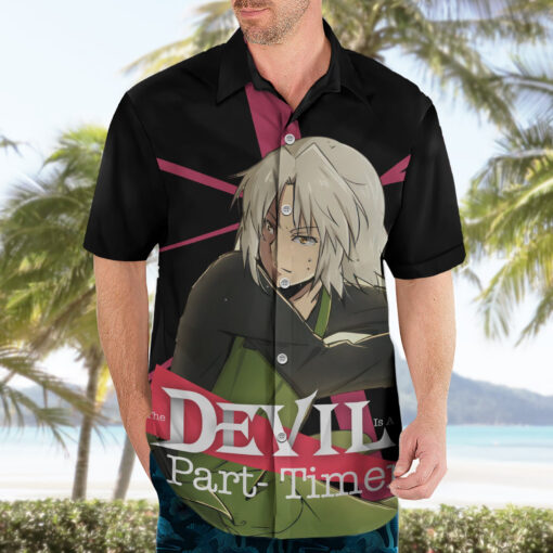 Chemise hawaïenne Shiro Ashiya The Devil Part Timer anime – Image 3