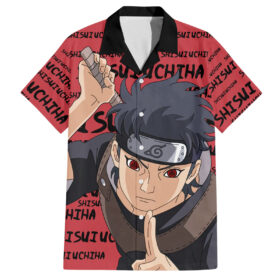 Chemise hawaïenne Shisui Uchiha style manga