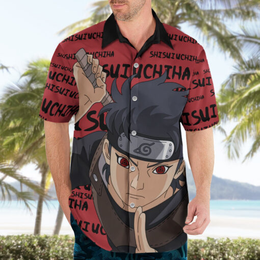 Chemise hawaïenne Shisui Uchiha style manga – Image 3