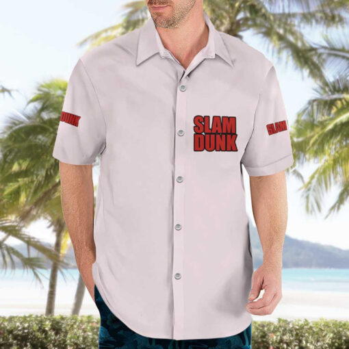 Chemise hawaïenne Équipe Shohoku Slam Dunk anime – Image 3
