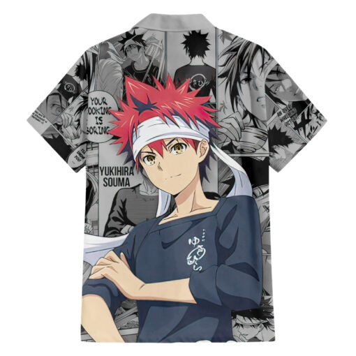 Chemise hawaïenne Shokugeki no Soma Yukihira Souma anime – Image 2