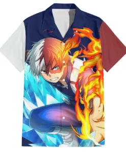 Chemise hawaïenne Shoto Todoroki My Hero Academia