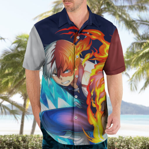Chemise hawaïenne Shoto Todoroki My Hero Academia – Image 3