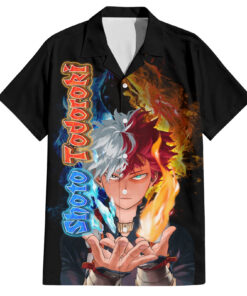 Chemise hawaïenne Shoto Todoroki My Hero Academia anime