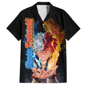 Chemise hawaïenne Shoto Todoroki My Hero Academia anime
