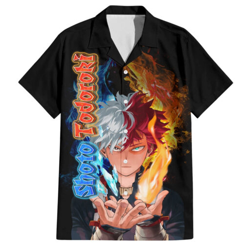 Chemise hawaïenne Shoto Todoroki My Hero Academia anime