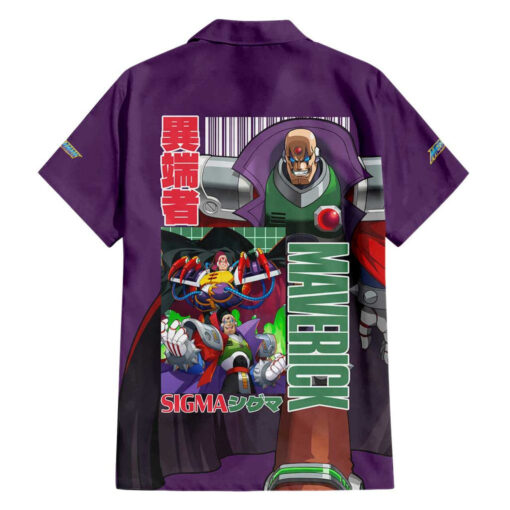 Chemise hawaïenne Sigma Mega Man anime – Image 2