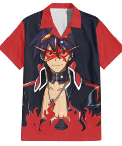 Chemise hawaïenne Simon Tengen Toppa Gurren Lagann anime