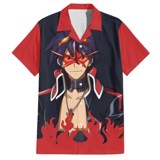 Chemise hawaïenne Simon Tengen Toppa Gurren Lagann anime