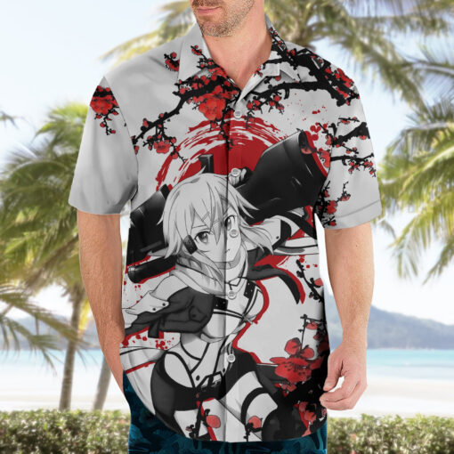 Chemise hawaïenne Sinon Sword Art Online anime Japon – Image 3