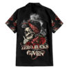 Chemise hawaïenne Skl Rose Zero Fck Given