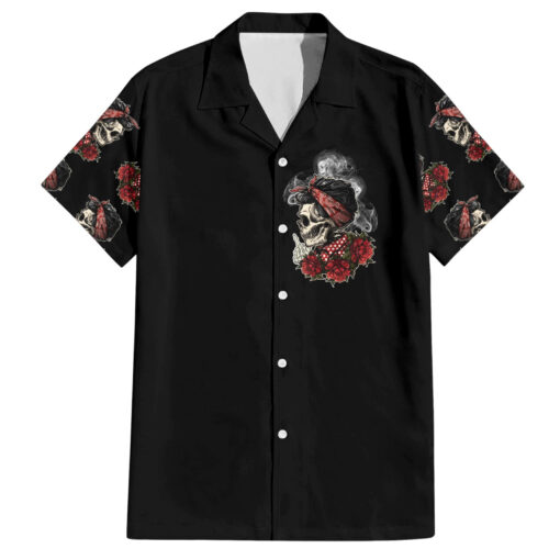 Chemise hawaïenne Skl Rose Zero Fck Given – Image 2